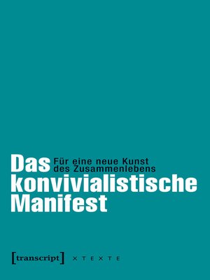cover image of Das konvivialistische Manifest